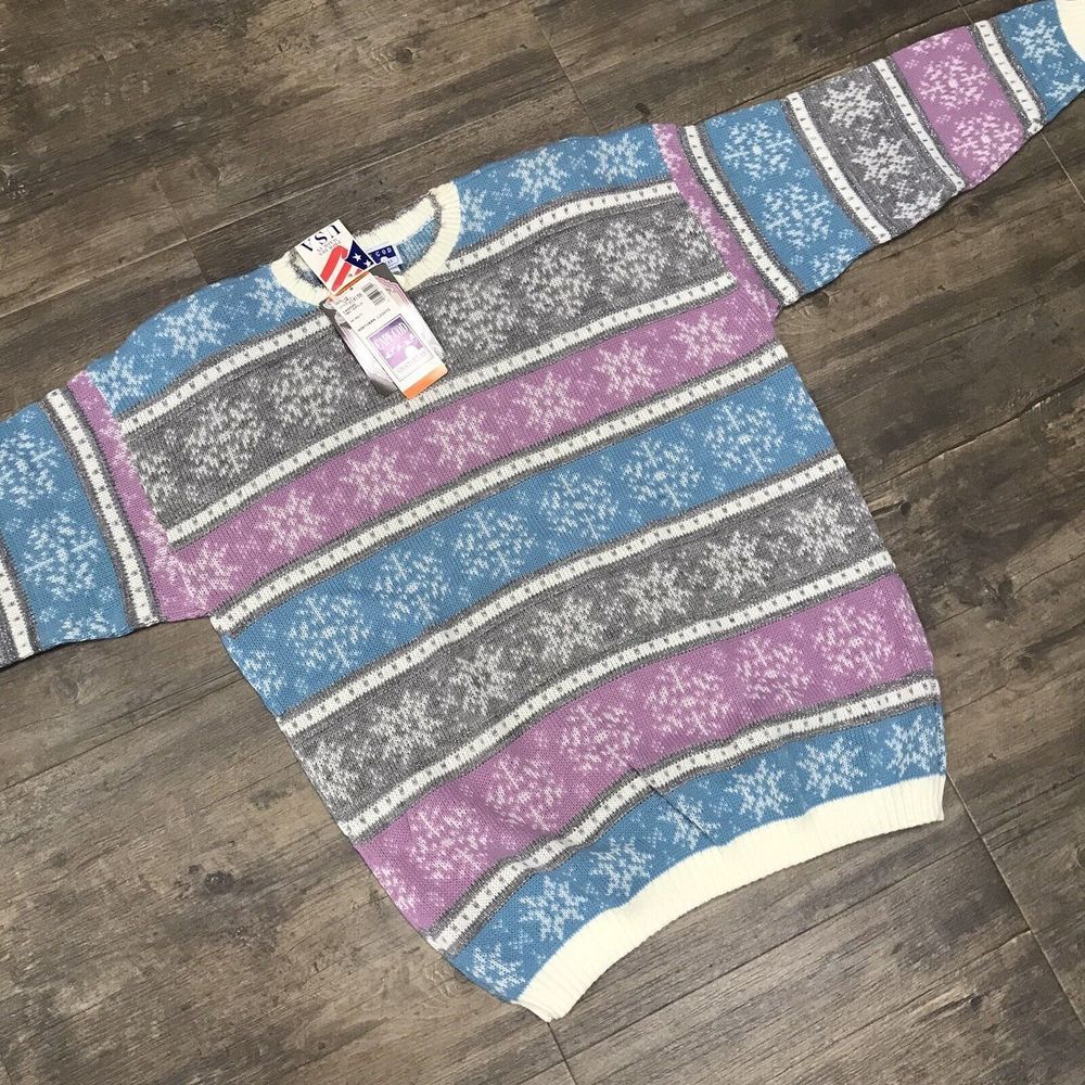Vintage Cape Cod‎ Sportswear Women Sweater Size Large Grandma New USA Made (281)